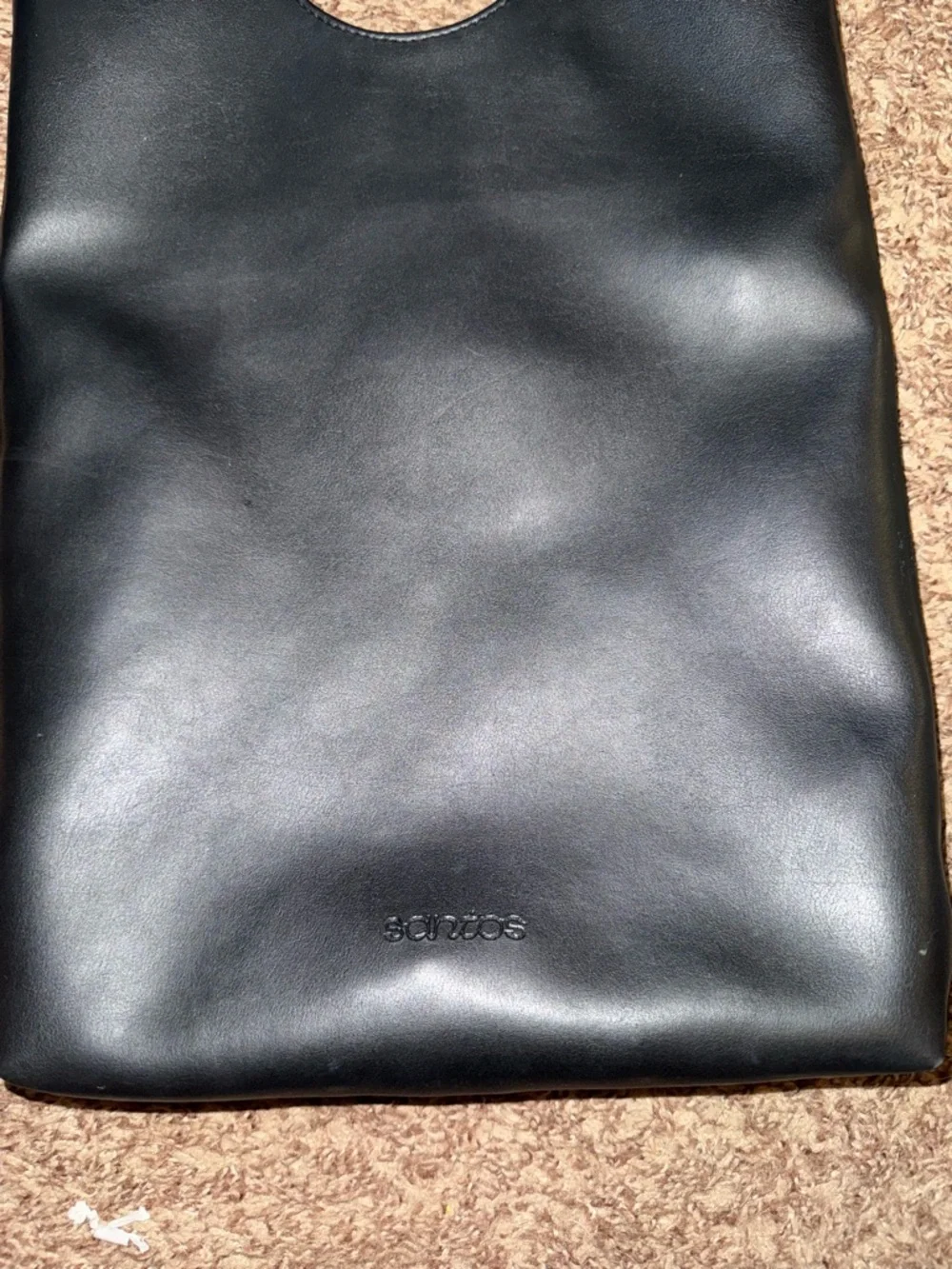 Santos By Monica Dolores Square Tote Black